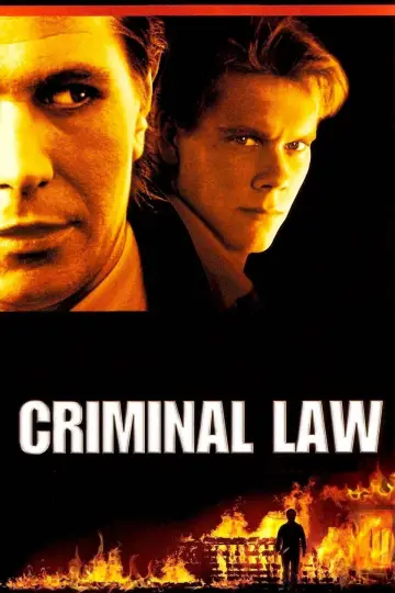 Poster to the movie "Criminal Law" #1069009