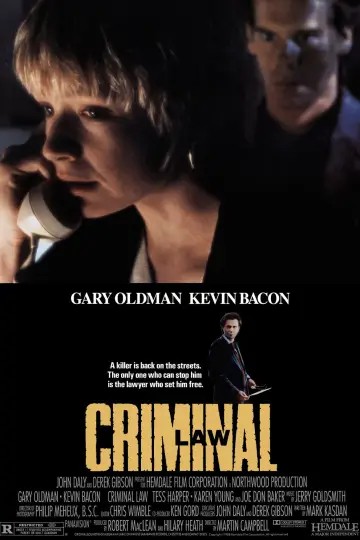 Poster to the movie "Criminal Law" #1069012