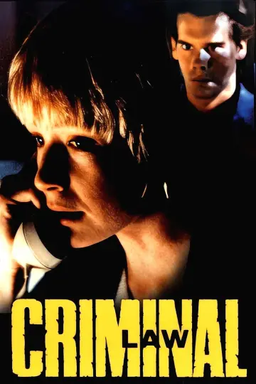 Poster to the movie "Criminal Law" #1069013
