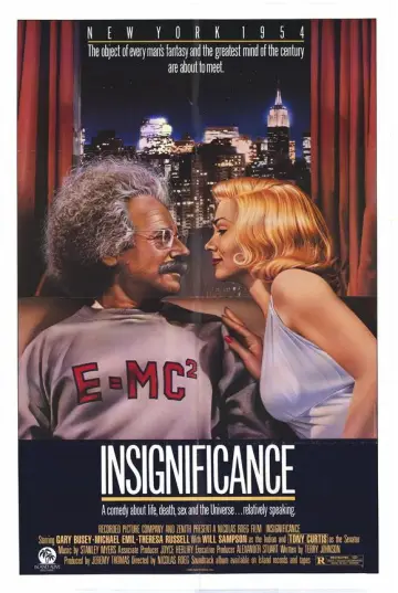 Poster to the movie "Insignificance" #1129987