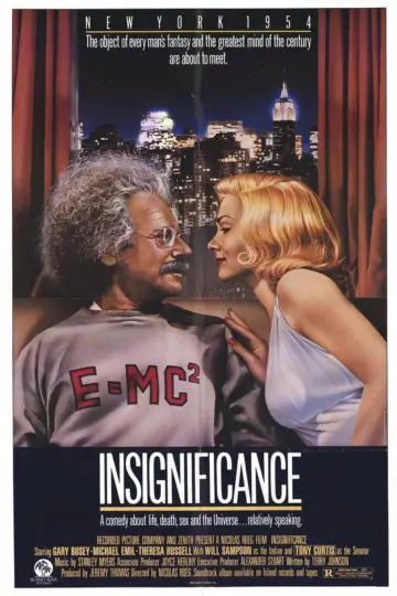 Poster to the movie "Insignificance" #1129992