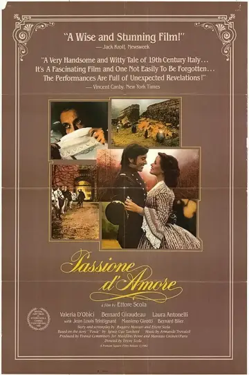 Poster to the movie "Passion of Love" #943976