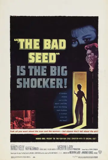 Poster to the movie "The Bad Seed" #861474