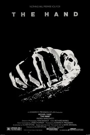 Poster to the movie "The Hand" #1044140