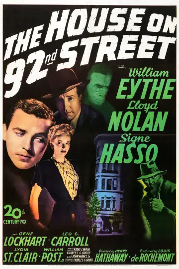 Poster to the movie "The House on 92nd Street" #1111426