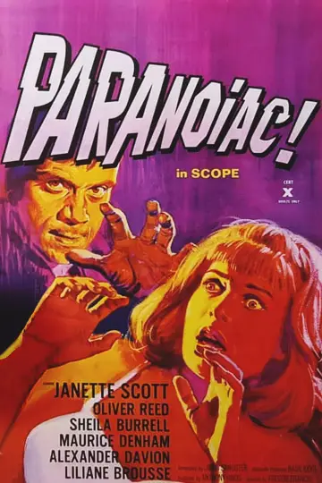 Poster to the movie "Paranoiac" #1134287
