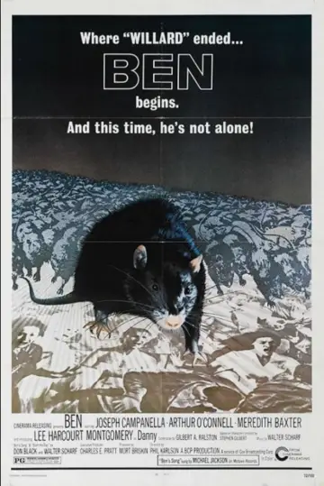 Poster to the movie "Ben" #1089733