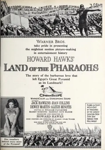 Poster to the movie "Land of the Pharaohs" #1029330