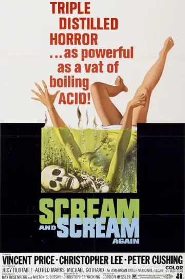Poster to the movie "Scream and Scream Again" #1572142