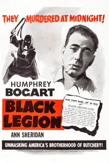 Poster to the movie "Black Legion" #1137793