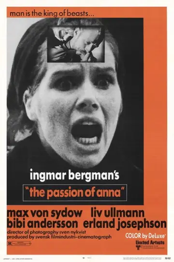 Poster to the movie "The Passion of Anna" #1119177