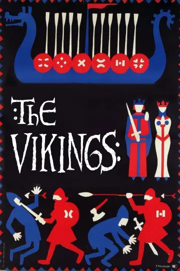 Poster to the movie "The Vikings" #896965