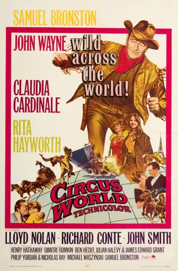 Poster to the movie "Circus World" #1133031