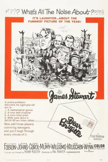 Poster to the movie "Dear Brigitte" #1127924