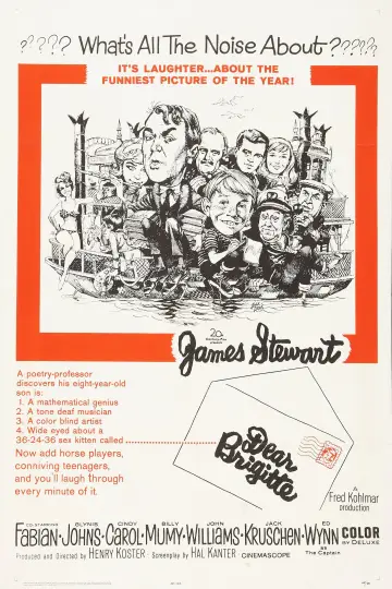 Poster to the movie "Dear Brigitte" #1127925