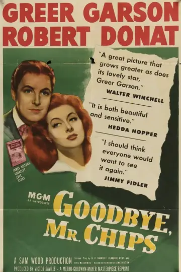 Poster to the movie "Goodbye, Mr. Chips" #1065159