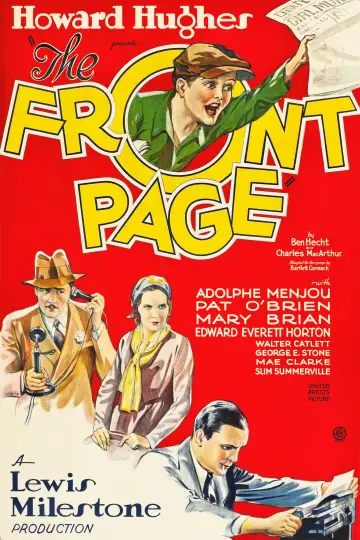 Poster to the movie "The Front Page" #1076891