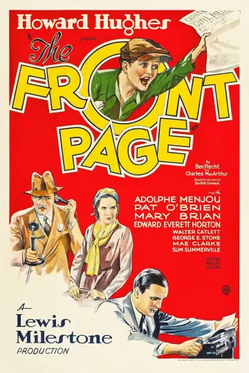 Poster to the movie "The Front Page" #1076892