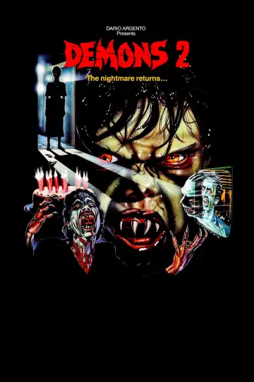 Poster to the movie "Demons 2" #923997