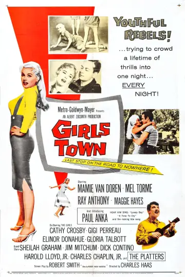 Poster to the movie "Girls Town" #1135126