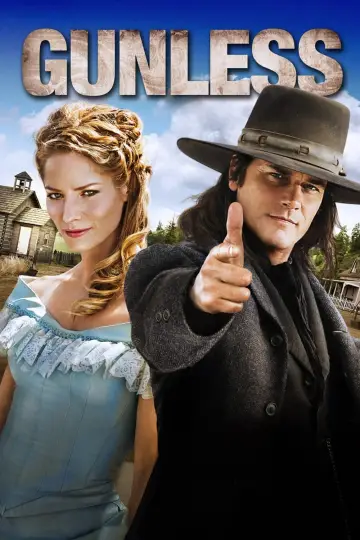 Poster to the movie "Gunless" #1118037