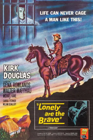 Poster to the movie "Lonely are the Brave" #1098317