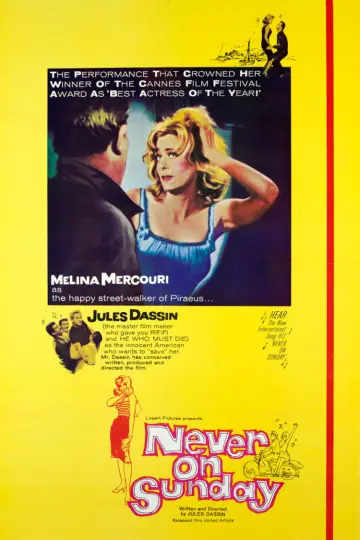 Poster to the movie "Never on Sunday" #1118386