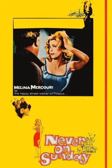 Poster to the movie "Never on Sunday" #1118389