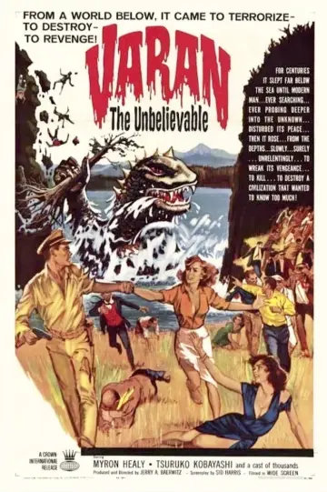 Poster to the movie "Varan the Unbelievable" #1615759