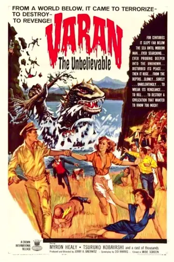Poster to the movie "Varan the Unbelievable" #1615760