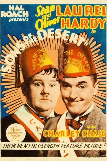 Poster to the movie "Sons of the Desert" #1029837
