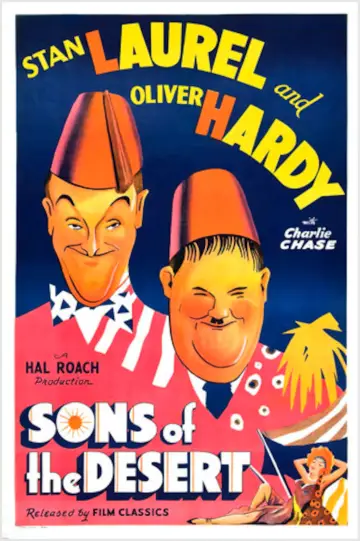 Poster to the movie "Sons of the Desert" #1029842