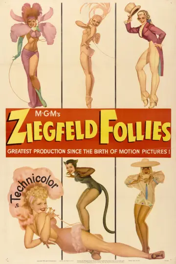 Poster to the movie "Ziegfeld Follies" #1128070