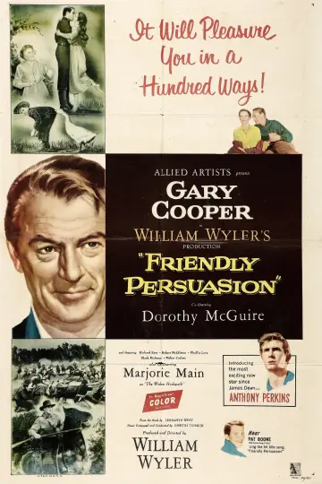 Poster to the movie "Friendly Persuasion" #1092319