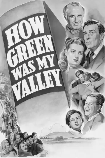 Poster to the movie "How Green Was My Valley" #989729