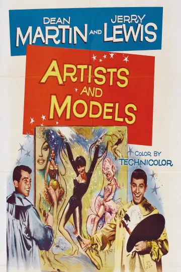 Poster to the movie "Artists and Models" #1062901
