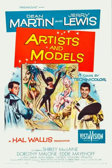 Poster to the movie "Artists and Models" #1062903