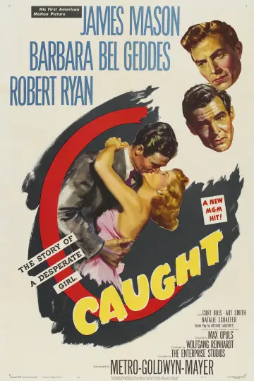 Poster to the movie "Caught" #1124320