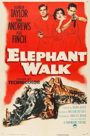 Poster to the movie "Elephant Walk" #921594
