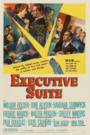 Poster to the movie "Executive Suite" #1133991