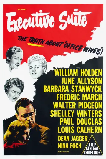 Poster to the movie "Executive Suite" #1133992