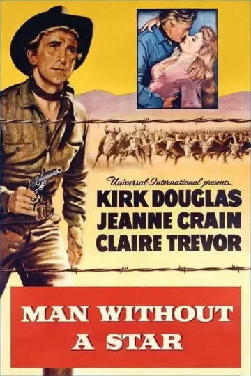 Poster to the movie "Man Without a Star" #1065664