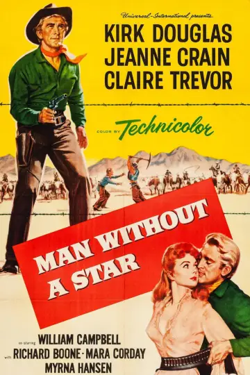 Poster to the movie "Man Without a Star" #1065669