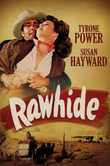 Poster to the movie "Rawhide" #644476