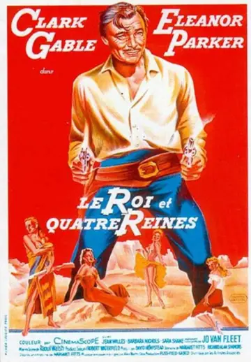Poster to the movie "The King and Four Queens" #434291