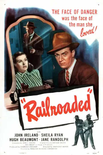 Poster to the movie "Railroaded!" #732500