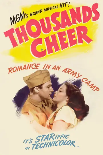 Poster to the movie "Thousands Cheer" #1129546