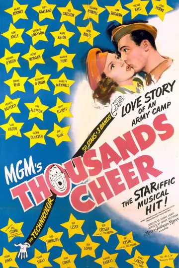 Poster to the movie "Thousands Cheer" #1129549