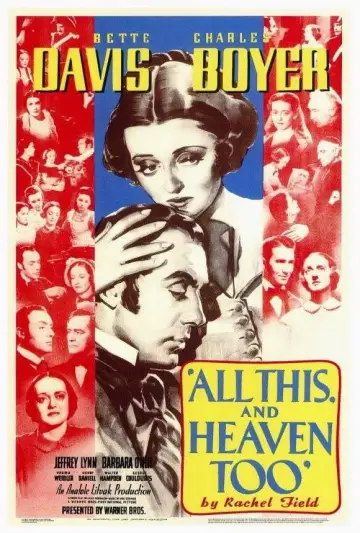 Poster to the movie "All This, and Heaven Too" #1063254
