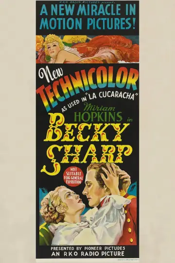 Poster to the movie "Becky Sharp" #1132482